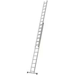 Schiebeleiter Hymer ALU PRO zweiteilig 2x14 Sprossen Länge 3,97 / 7,05 m