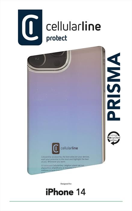Cellular Line Cover Prisma Per iPhone 14-transparent