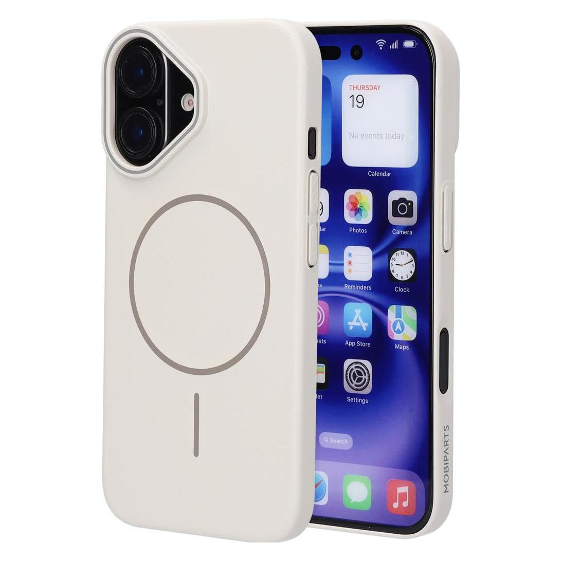 Mobiparts Slim Line Case Apple iPhone 16 (MagSafe Compatible) Off White (Apple iPhone 16) (MP-130288)