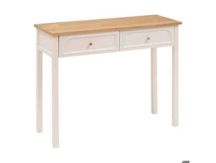 Console Mohea ivoire 2 tiroirs - Atmosphera Créateur d'intérieur