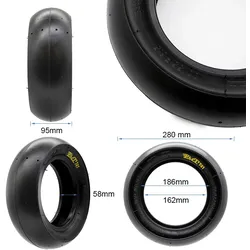 Schlauchloser Radialreifen 100/55 R6.5” Slick [PMT]