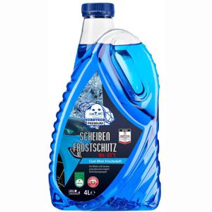 Robbyrob Scheibenfrostschutz Klarblick Premium, bis -25°C, DEKRA geprüft, Minzduft, 4 Liter