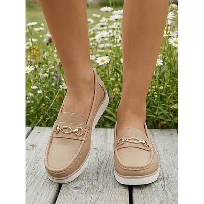 Gepolsterte Damen-Slipper – weiche, runde Schuhe zum Hineinschlüpfen, ideal für langes Stehen, Pendeln und Reisen.