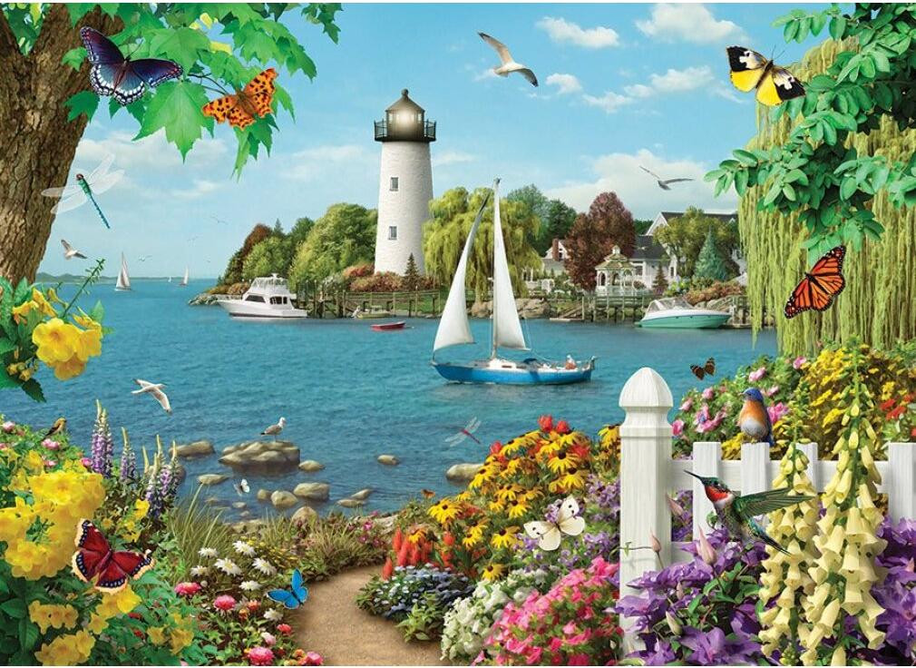 Cobble Hill By the Bay Landschap Puzzel, 500 stuks
