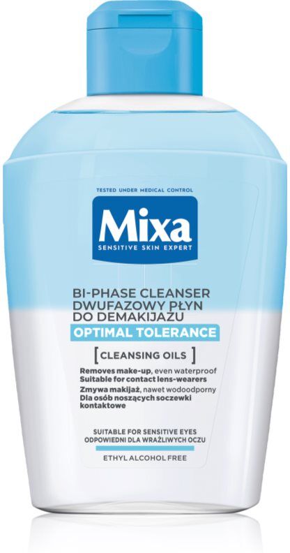 Mixa Optimal Tolerance Bi-fas ögonsminsksborttagare 125 ml