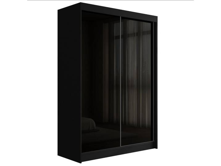 KLEIDERSCHRANK PEKA - 120 cm - Schwarz