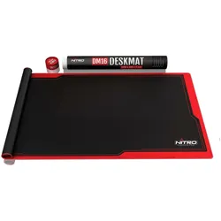 Nitro Concepts DM16 (Wide), Mausmatte, Schwarz, Rot