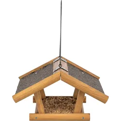 TRIXIE Futterhaus zum Aufhängen, Kiefernholz, 30 × 18 × 28 cm, braun