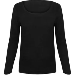 Magic Bodyfashion, Damen, Funktionsshirt, Wärmendes Langarmoberteil (S), Schwarz