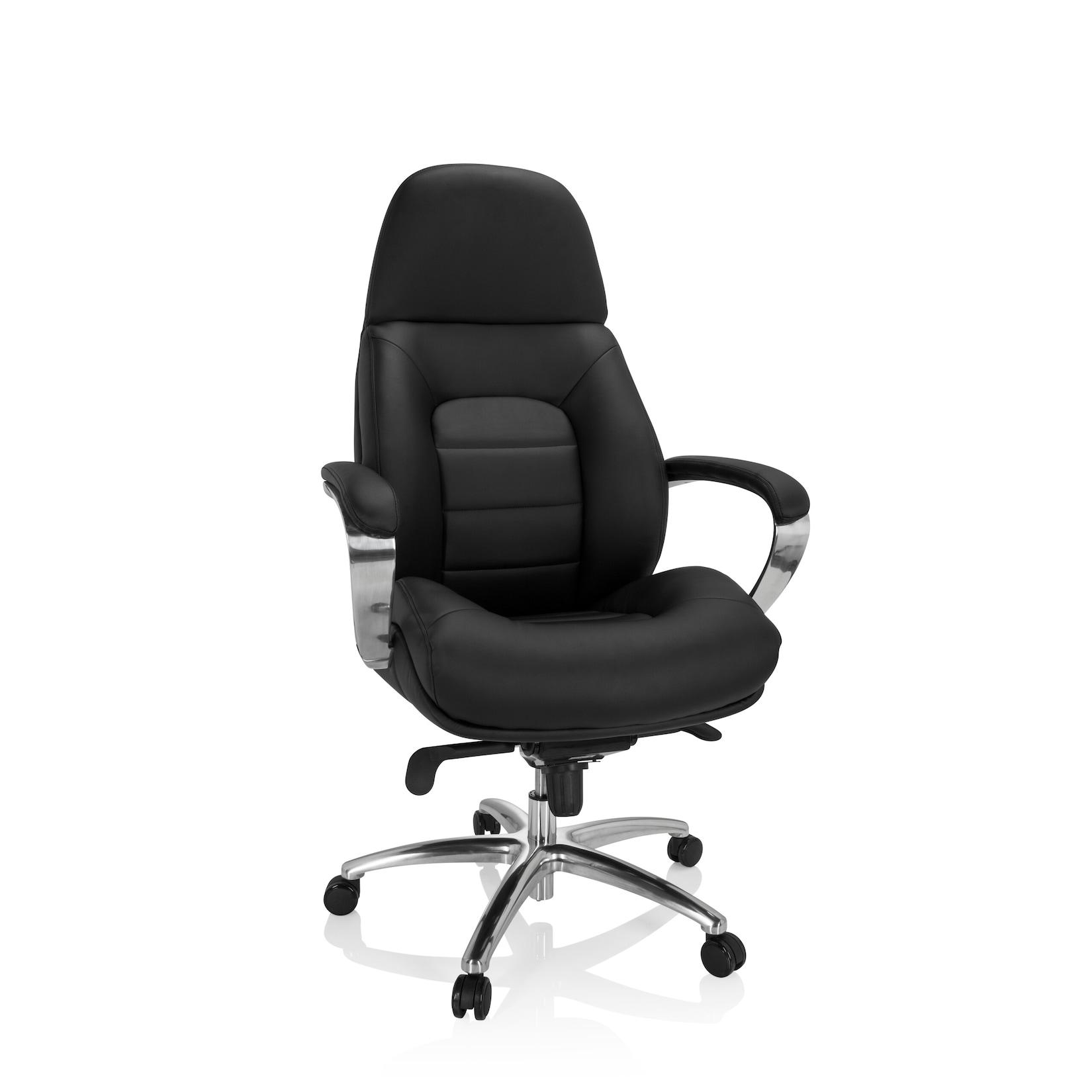 hjh OFFICE XXL Drehstuhl BRENTON XXL Kunstleder mit Armlehnen