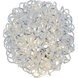 LED-Alukugellampe Ø 30cm - silber