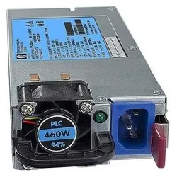HPE Power Supply - 460W (460 W), PC Netzteil, Silber, Schwarz