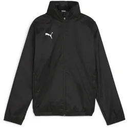 PUMA teamGOAL Allwetterjacke Kinder 03 - PUMA black/PUMA white 116