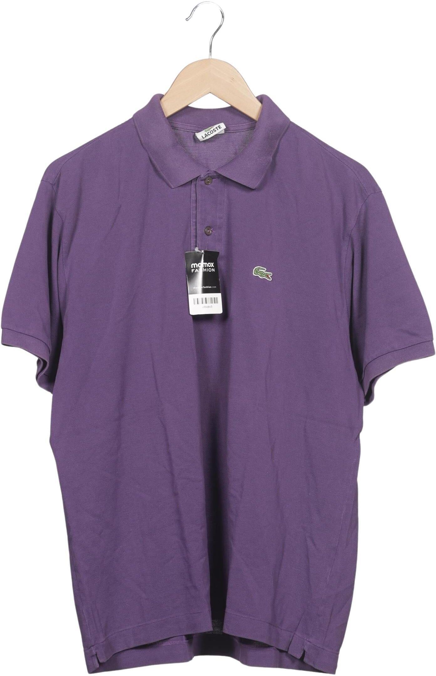 Lacoste Herren Poloshirt, Lila, Gr. XL (Lacoste 6), Baumwolle - Second Hand