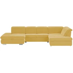 Lounge Collection Wohnlandschaft mit verschiedenen Funktionen Spencer ¦ gelb ¦ Maße (cm): B: 382 H: 102 T: 260.0