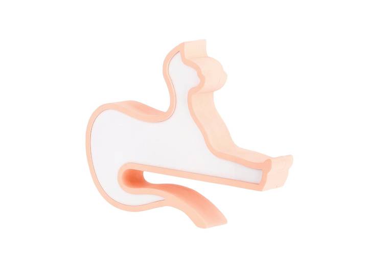 Kindertischleuchte Cat, Pink, Kunststoff, 3.5x20.5x28.5 cm, RoHS, Europäischer Sicherheitsstandard, einfach zu transportieren, Lampen & Leuchten, Innenbeleuchtung, Kinderzimmerlampen, Kindertischleuchten