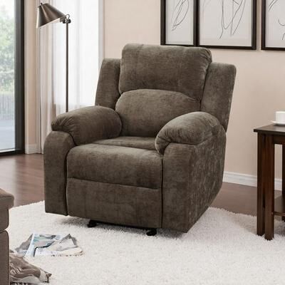 Recliner Chair with Adjustable Backrest, Padded Lounge Armchair for Living Room, Home Theater & Bedroom