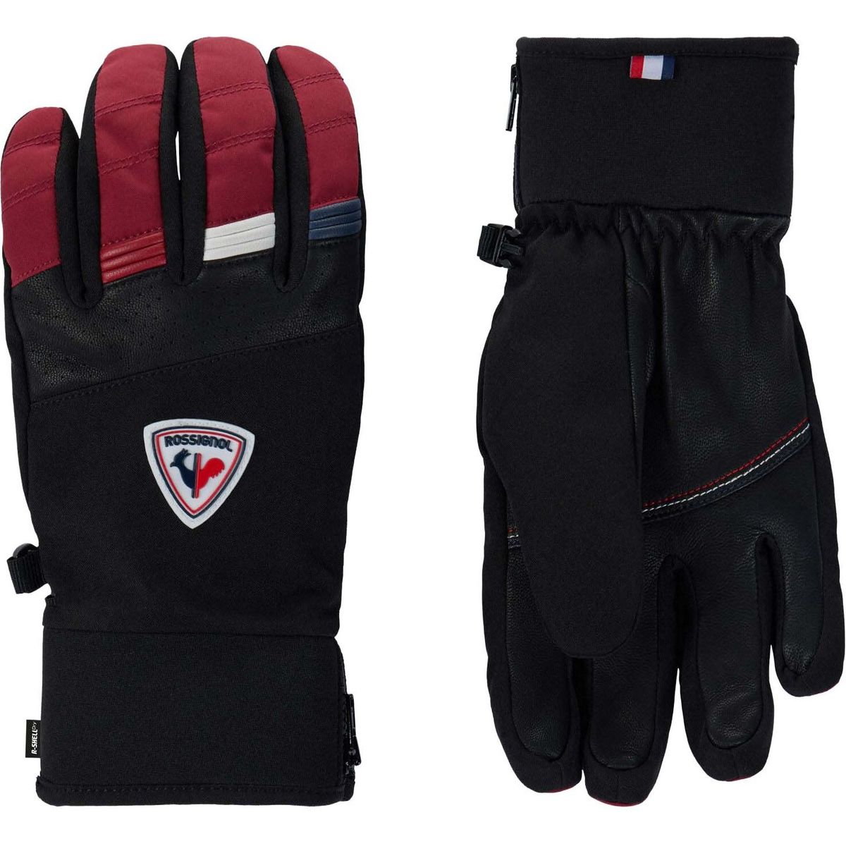 Rossignol Mittens Strato Ski Gloves R-shell DR tibetan red (A88) S RLPMG18 A8800S