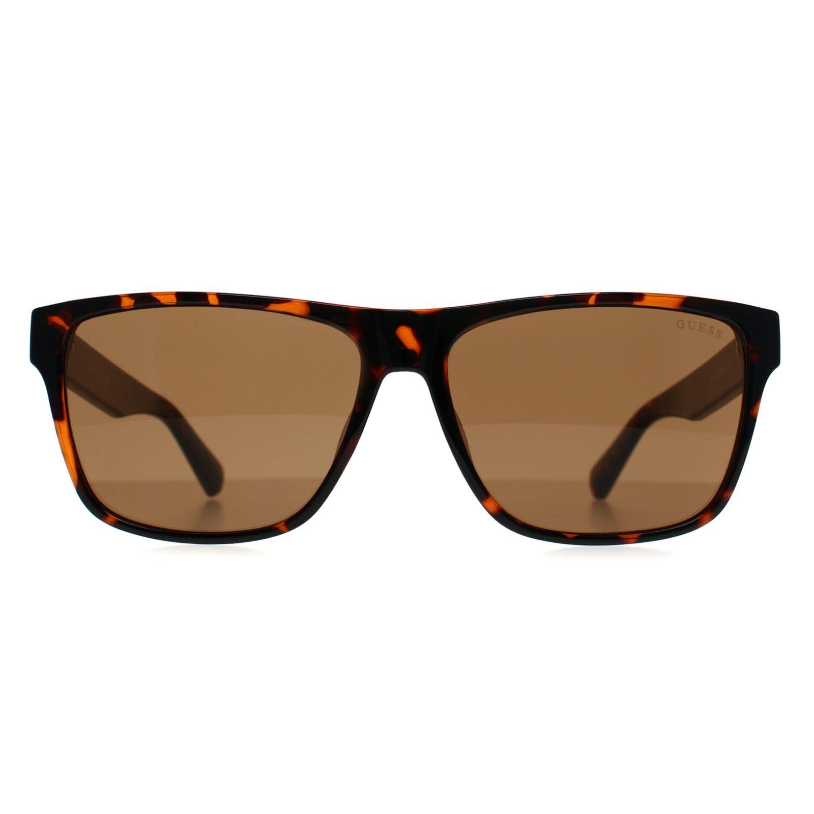 Guess GF5120 52E donker havana bruin zonnebril