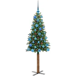 vidaXL, Weihnachtsbaum, Fenja (mit 61 blauen Bällen) (150 cm)