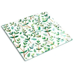 GLASPLATTE 60x52 cm Eukalyptus