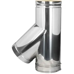 Bertrams Dw Schornsteinanschlussstück 22SA45-130 45°, 130 mm