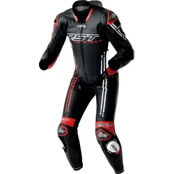 RST Race Dept V4.2 D3O Airbag, Lederkombi 1tlg. perforiert - Schwarz/Rot/Weiß - S