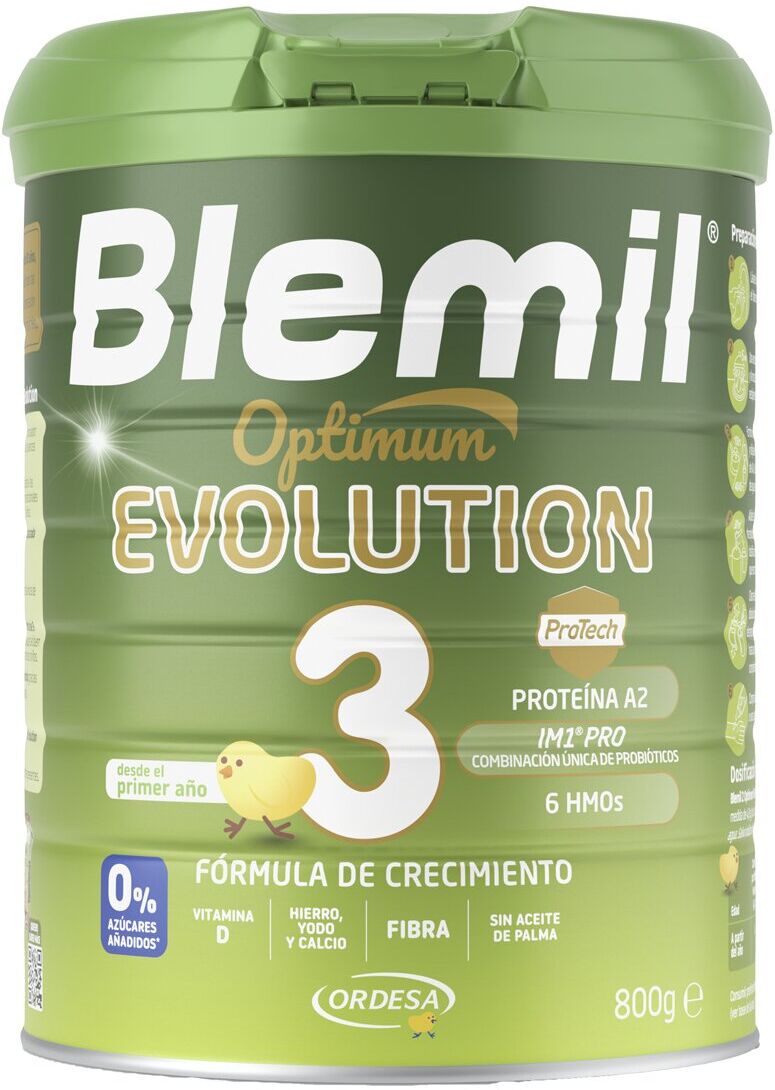 Blemil Leche infantil de crecimiento 3 Optium Evolution de 1 a 3 años 800 gr .