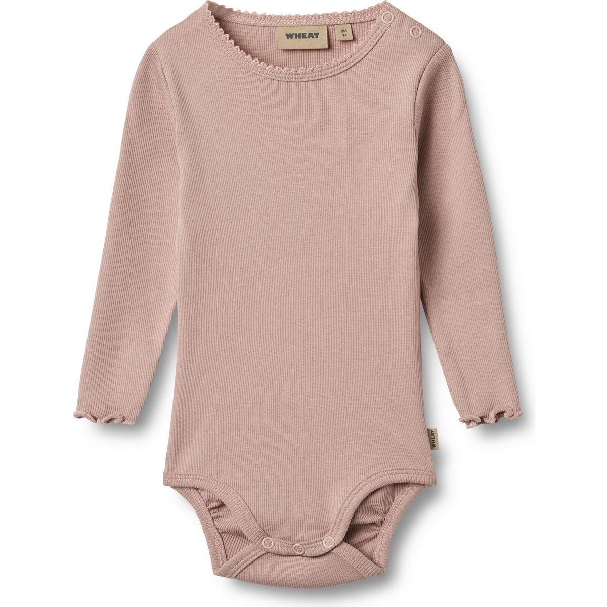 Wheat Body Long Sleeve Regitze rose powder (2487) 56 9186-006-GOTS-2487-56/1m