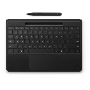Microsoft Tastatur Surface Pro Flex Keyboard, mit Slim Pen 2, Beleuchtung und Touchpad, schwarz