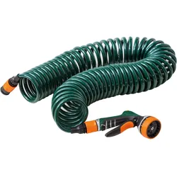 SIENA GARDEN Spiralschlauch-Set  Spiralschlauchset 10m mit Comfort Multibrause