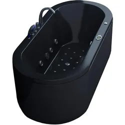 Jet-Line, Whirlpool, Villa Sofia schwarz Whirlpool 194 cm (2 Personen)