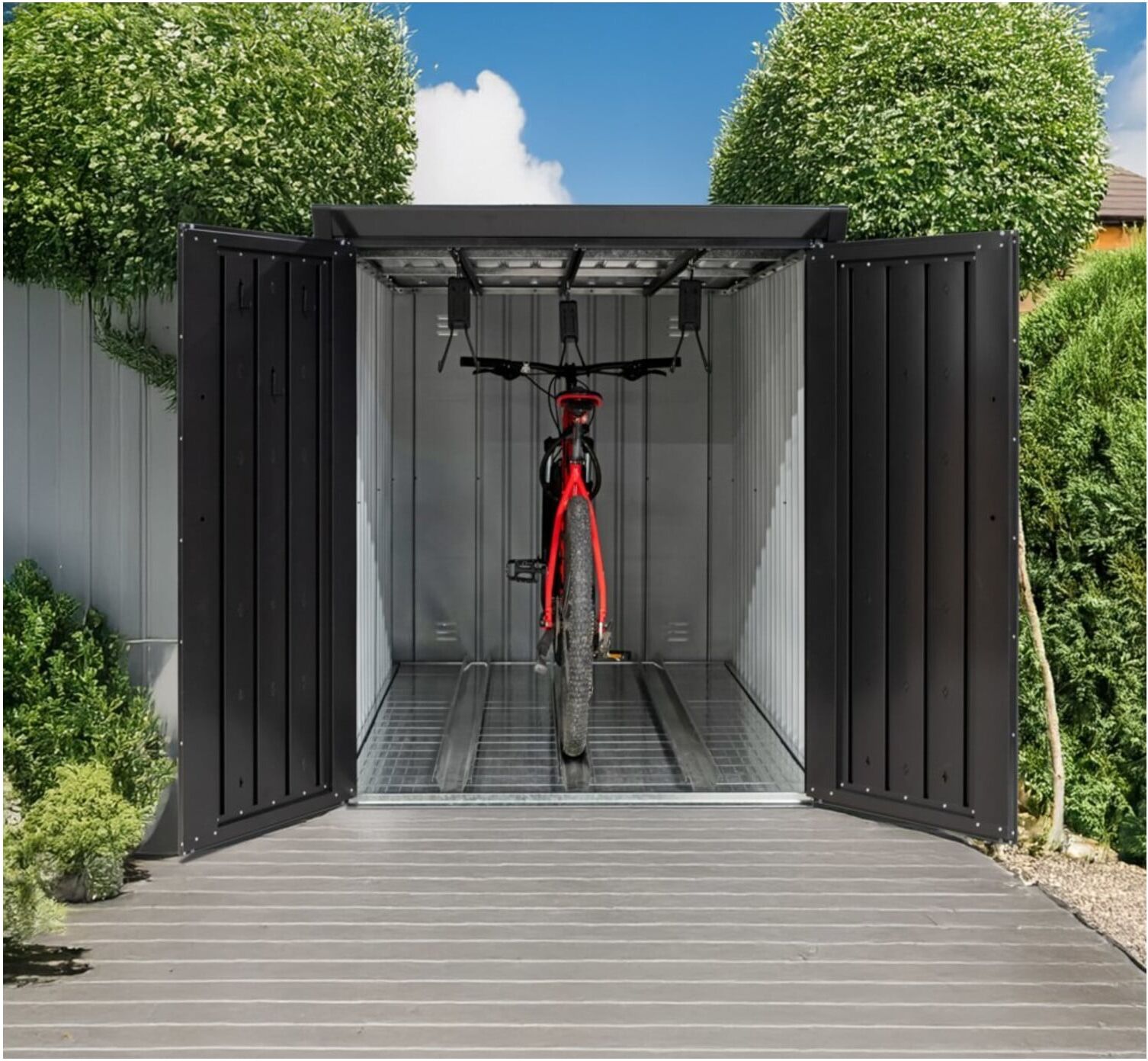 Westmann Fahrradgarage Velos 1 222 x 133 x 151cm ; 50NRTH GmbH (SI05000S3)