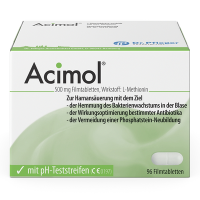 Dr. Pfleger Arzneimittel GmbH ACIMOL mit pH Teststreifen Filmtabletten 96 St 02766309