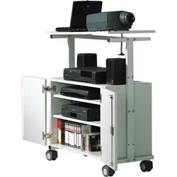 LCD-Projektorwagen mit Unterschrank, fahrbar