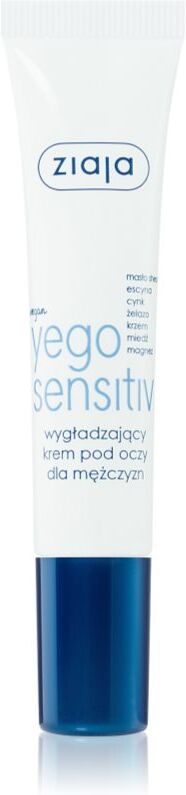Ziaja Yego Sensitiv crème lissante yeux pour homme 15 ml
