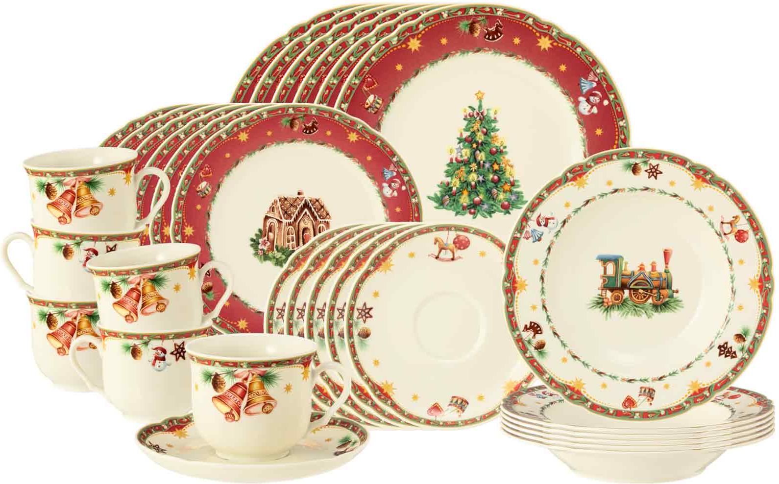 Seltmann Weiden Marieluise Weihnachtsnostalgie Kombiservice 30-teilig