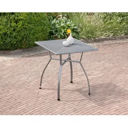 Gartentisch Toulouse Grau wetterbeständig ca. 70x70x74cm