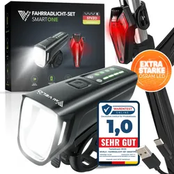 Fahrradlicht Set 100Lux „SMART ONE“ - Neu,Neu von Mivelo,oft gekauft,Zubehör