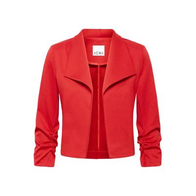Blusenblazer ICHI "ICHI Blazer IHKATE", Damen, Gr. M, rot (racing rot), Blazer Blusenblazer