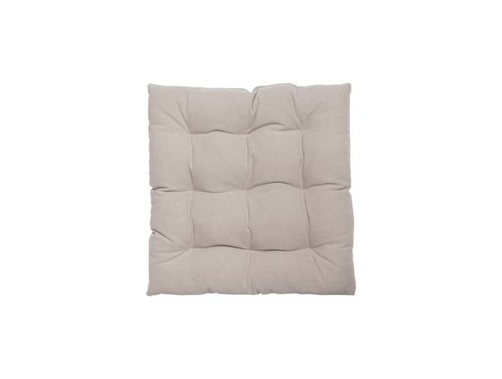 Coussin de sol en coton taupe 60x60