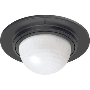 Steinel Bewegungsmelder IS 360-1 DE PIR, 360°, 4 m, innen + außen IP54, schwarz