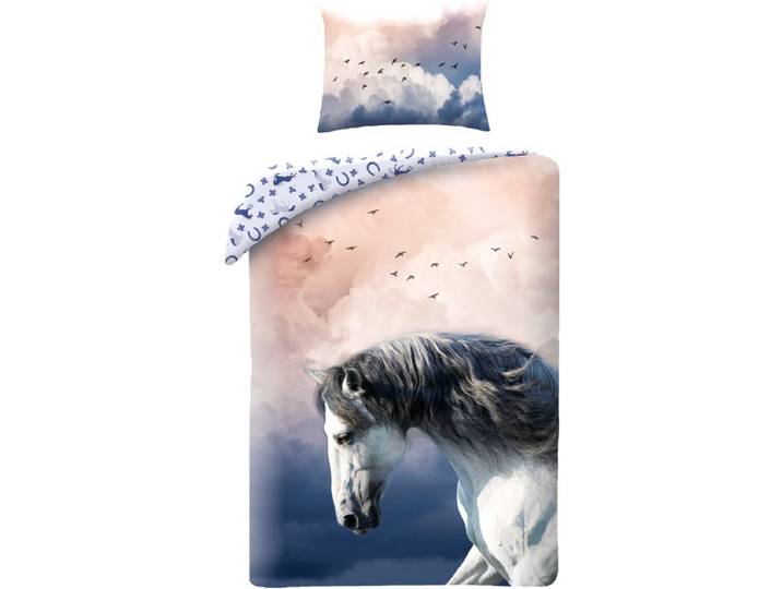 Animal Pictures Dekbedovertrek Paard - 140 x 200 cm - Katoen