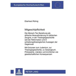 Mitgeschöpflichkeit, Fachbücher von Eberhard Röhrig