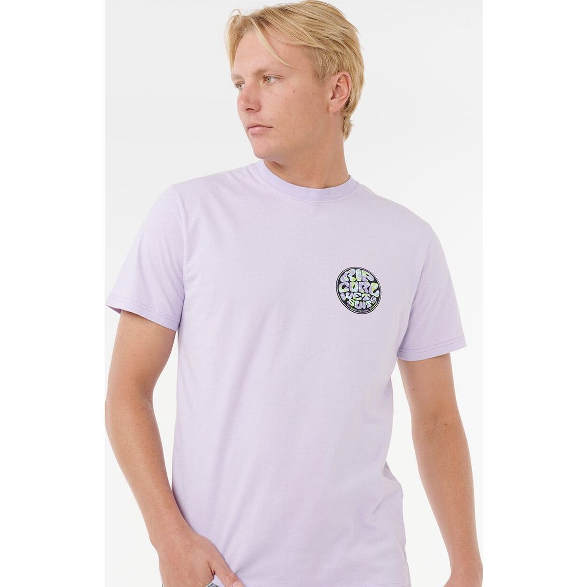 RipCurl Wettie Passage Icon Tee iced lavender (2362) XS 0JIMTE_2362_XS