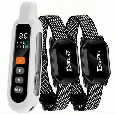 Inspire Essentials Remote Dog Training Collar With Waterproof Receiver d90 for 2 Dog