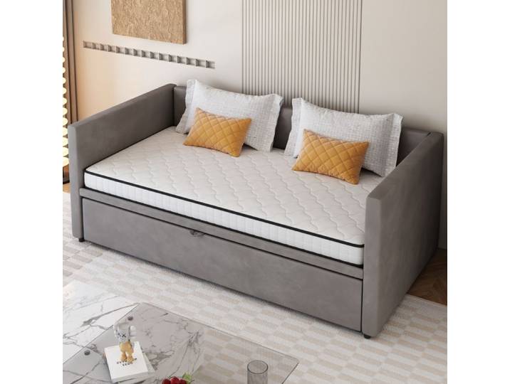 Zitty Matelas 90x200 à Ressorts Ergonomique H3 Soutien Lombaire 12cm Roulé Blanc