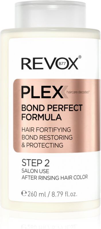 Revox B77 PLEX Bond Perfect Formula. Step 2 soin fortifiant post traitement capillaire chimique 260 ml