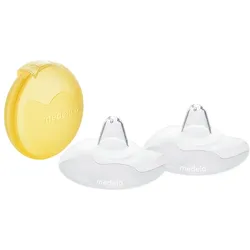 Medela Contact Brusthütchen Gr. L M. Aufbew.box 2 ST