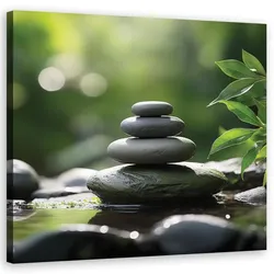 WANDBILD steine zen natur